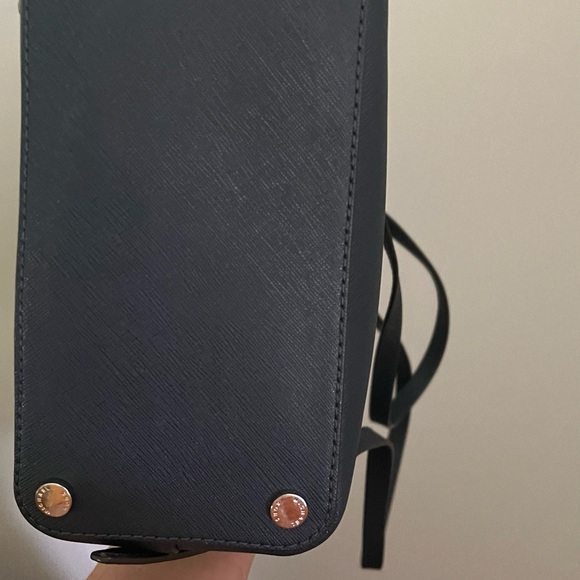 Michael Kors Blue Leather Backpack - Picture 1 of 5